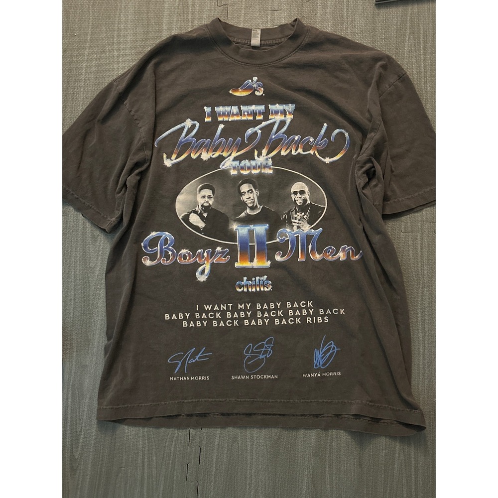 Boyz 2 Men Chilis promo shirt XL